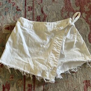 We the free white denim skort